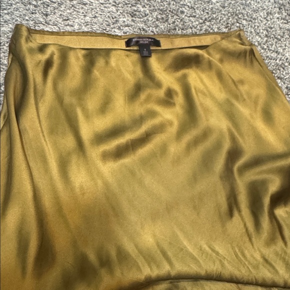 100% silk banana republic Maxi skirt - Picture 6 of 7